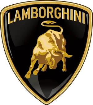 Lamborghini Logo Golden Bull PNG image