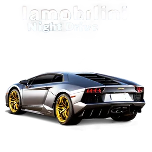 Lamborghini Night Drive Png Vws3 PNG image