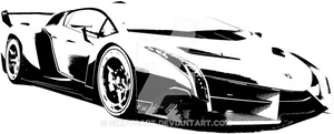 Lamborghini Stylized Artwork