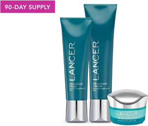 Lancer Skincare90 Day Supply Set PNG image