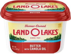 Land O Lakes Butterwith Canola Oil PNG image