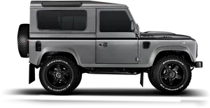 Land Rover Defender Side View PNG image