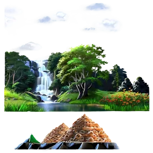 Landscape Art PNG 84