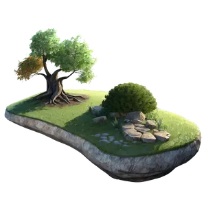 Landscape Art PNG Rav
