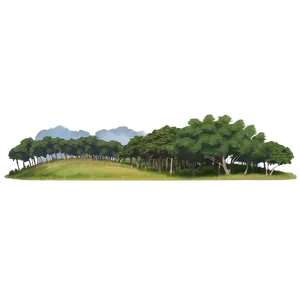 Landscape Sketch Drawing PNG Ivu22