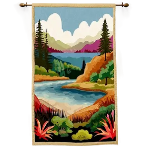 Landscape Tapestry PNG 06252024