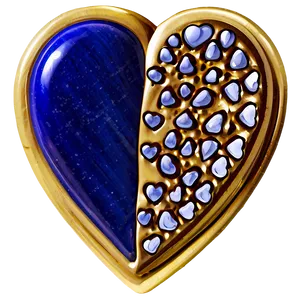 Lapis Blue Heart PNG Xif86 PNG