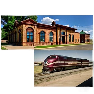 Laramie Wyoming Train Depot PNG Wok PNG