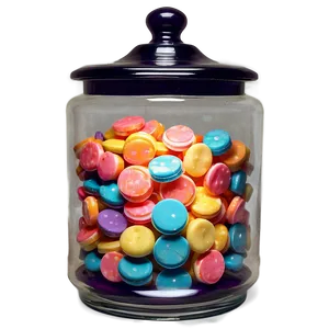 Large Candy Jar PNG 06292024