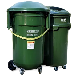 Large Capacity Garbage Can PNG Jpa94