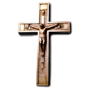 Large Catholic Cross View PNG Qav36 PNG
