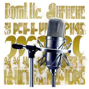 Large Diaphragm Podcast Mic PNG 95 PNG