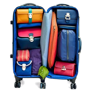 Large Family Suitcase PNG Kha PNG