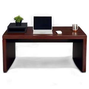 Large Office Desk PNG Hmk