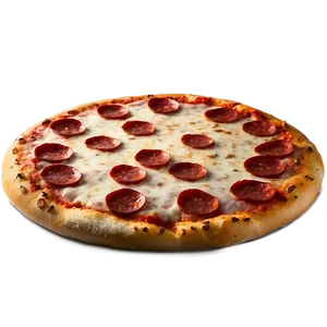 Large Pepperoni Pizza PNG Rjw