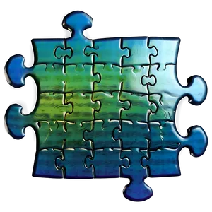 Large Puzzle Pieces PNG 06132024