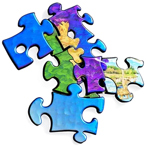 Large Puzzle Pieces PNG 15