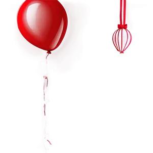 Large Red Balloons Png 06132024 PNG image