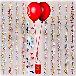 Large Red Balloons PNG Lcx52 PNG