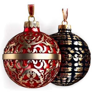 Large Red Ornament PNG Dwb27 PNG