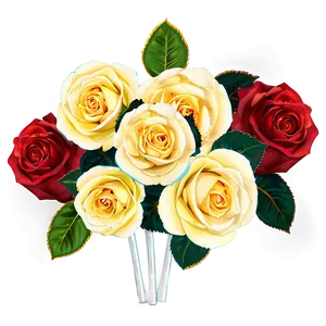 Large Roses Bouquet Png Nfj PNG image