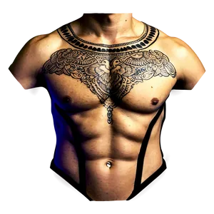 Large Scale Chest Tattoo Png 54 PNG image