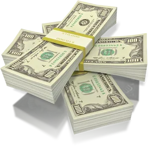 Large Stackof U S Dollars PNG image