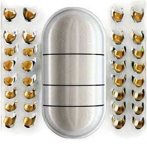 Large White Capsule Png 06282024 PNG image