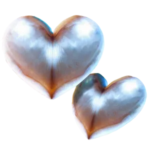 Large White Hearts Png 06252024 PNG image