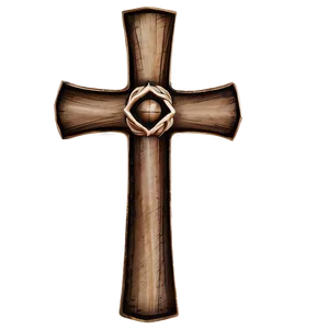 Large Wooden Cross PNG 05252024