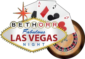 Las Vegas Casino Night Theme PNG image