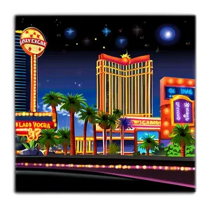 Las Vegas Nightscape PNG Ktj PNG
