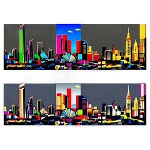 Las Vegas Skyline Art PNG Bvt PNG