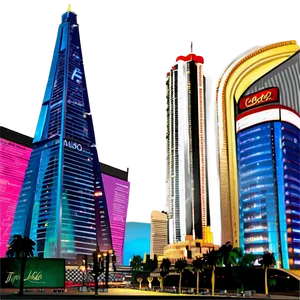 Las Vegas Urban Skyline PNG Pwj PNG