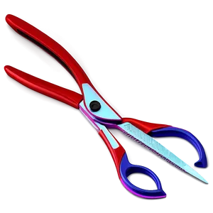 Laser Engraved Hair Scissors PNG 91