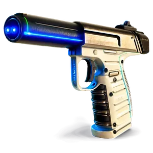 Laser-sighted Pistol PNG Vvl30