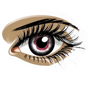 Lash Line Sketch Png 8 PNG image