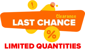 Last Chance Clearance Sale Sign PNG image