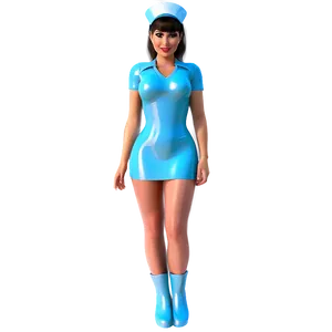 Latex Nurse Outfit PNG Ofp