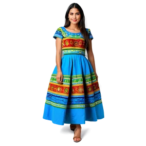 Latin American Traditional Dresses Png 27 PNG image