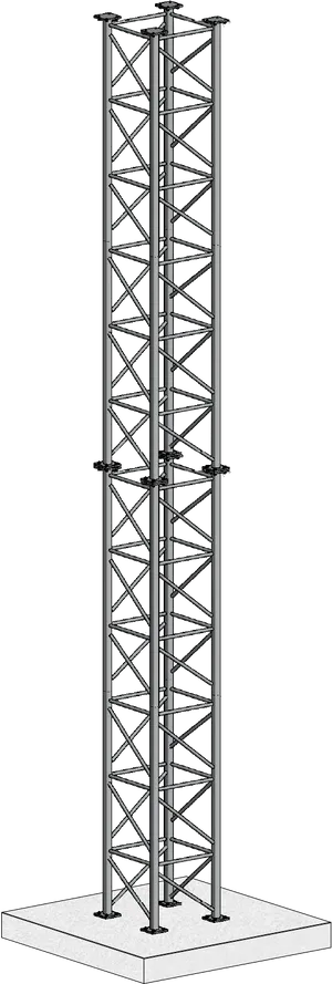 Lattice Structure Tower Design PNG image