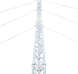 Lattice Tower Aerial View PNG image