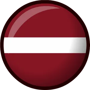 Latvian Flag Button PNG image