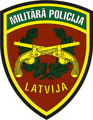 Latvian Military Police Emblem PNG image