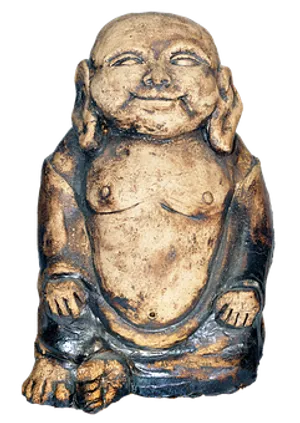 Laughing Buddha Statue PNG