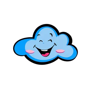 Laughing Cartoon Cloud Png Eru94 PNG image