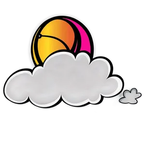 Laughing Cloud Cartoon PNG Yqx