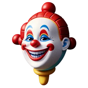 Laughing Clown Emoji PNG 05232024