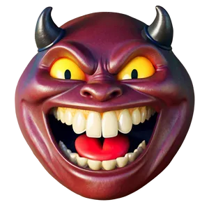 Laughing Devil Emoji Png Rki25 PNG image