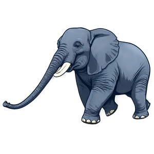 Laughing Elephant Cartoon PNG Isp48 PNG